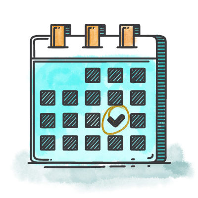 Illustration of a calendar